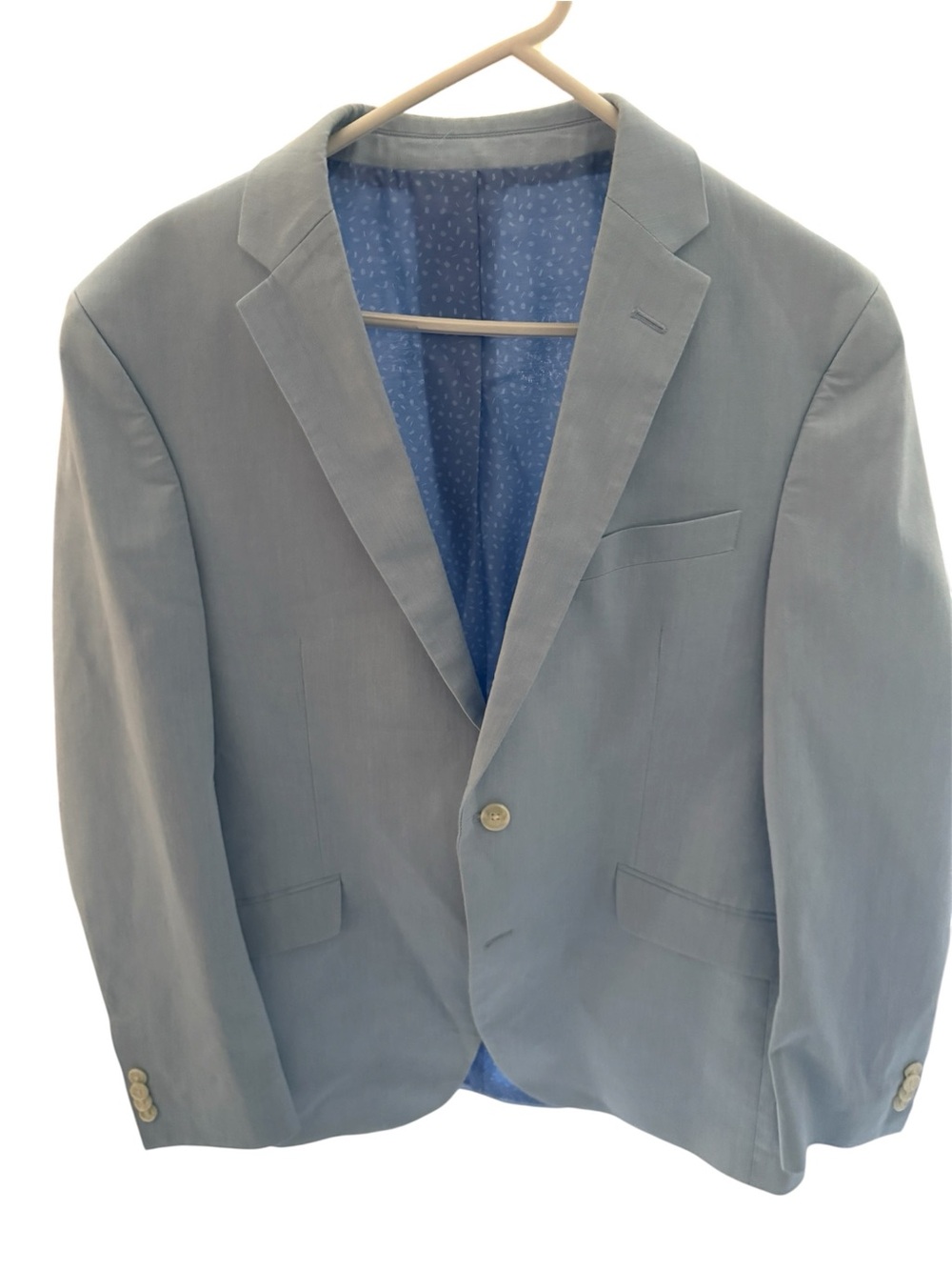 Unlisted Light Blue Single-Breasted Men's Blazer